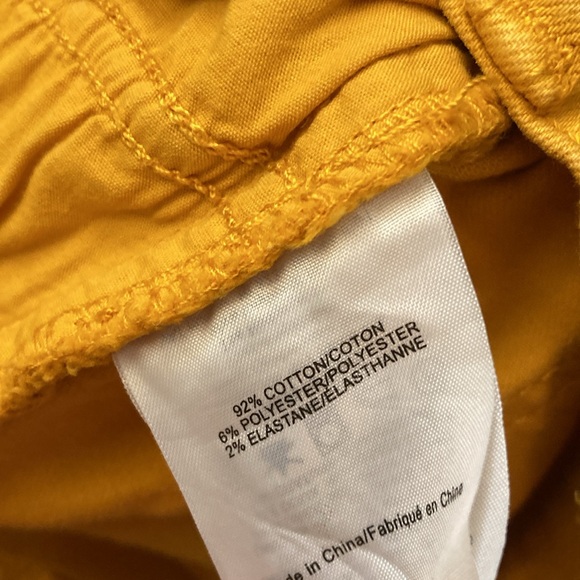 Tory Burch High Rise Skinny Jeans Pants Marigold Yellow Size 26 Stretch Like New - Picture 11 of 12